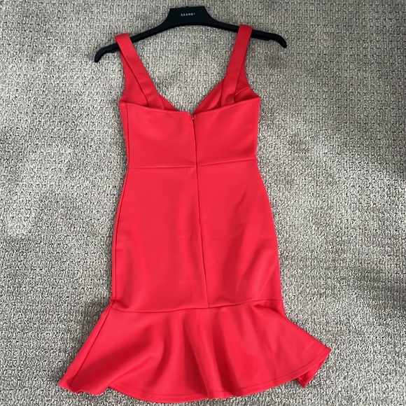 Solemio red coral dress - Picture 2 of 4